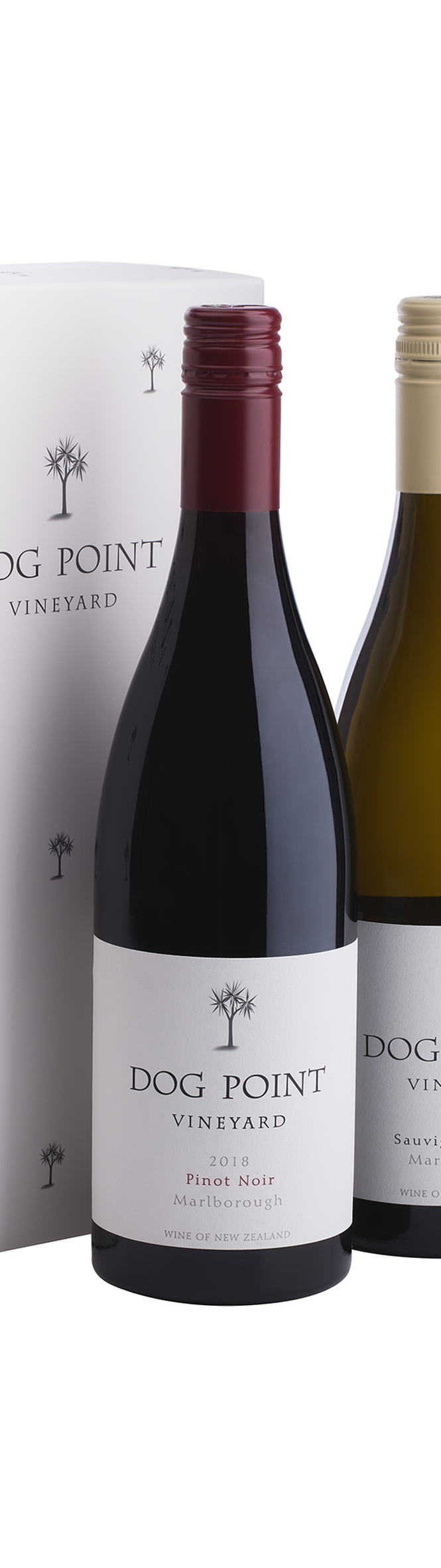 Twin Pack: Sauvignon Blanc 2020 + Pinot Noir 2018 (750ml) from Dog Point Vineyard in Marlborough, New Zealand